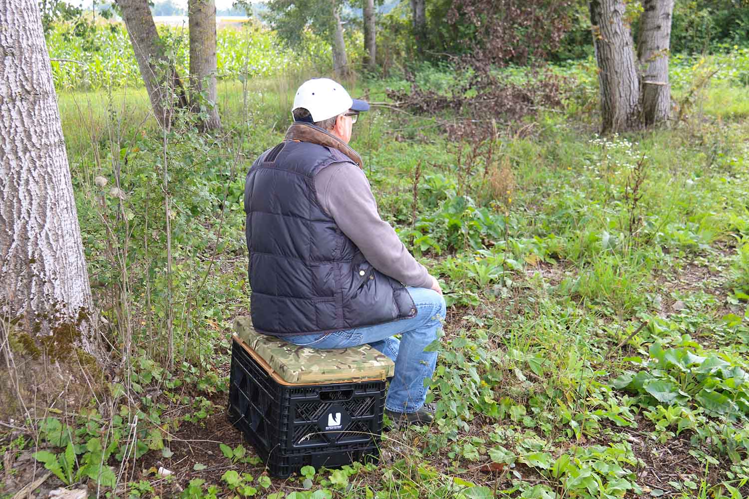 Anwendungsbeispiel, Sitzkissen auf Trafobox