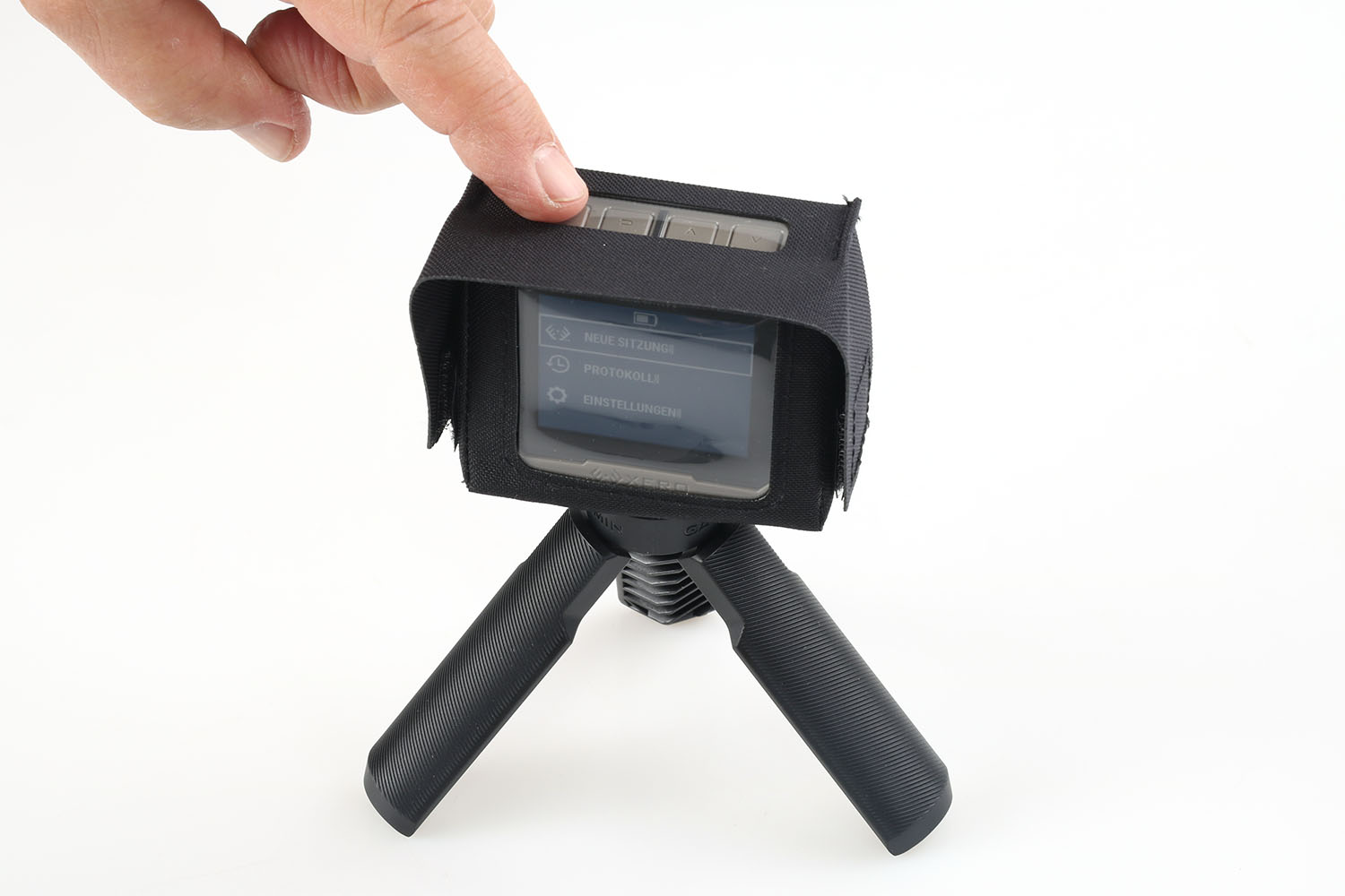 Nylonschutz mit Öffnung zum Bedienen, schwarz