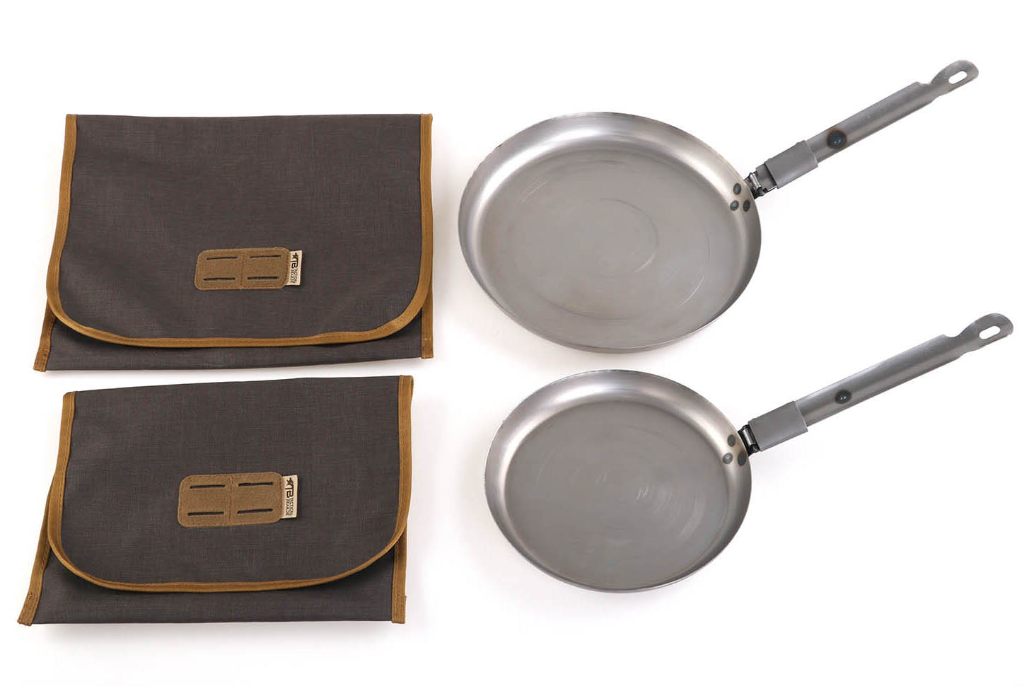 Pfanne mit Klappstiel, inkl. Tasche, groß oder klein Pfanne mit Klappstiel, inkl. Tasche, groß oder klein
