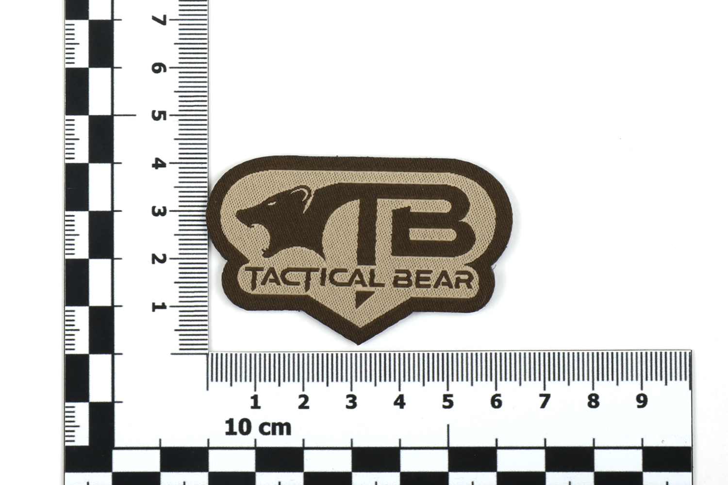 Maße, Morale Patch, Tactical Bear, coyote Maße, Morale Patch, Tactical Bear, coyote
