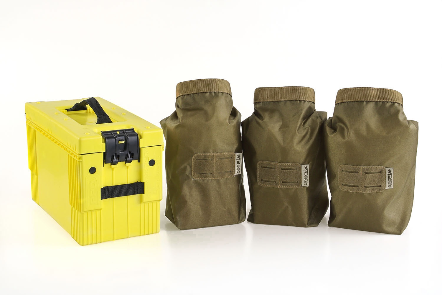 Ammobag mit 3 Ammobags, steingrau-oliv Ammobag mit 3 Ammobags, steingrau-oliv