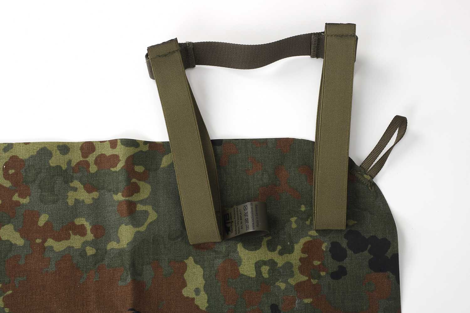 Detailaufnahme, Schießmatte, Tragegriff