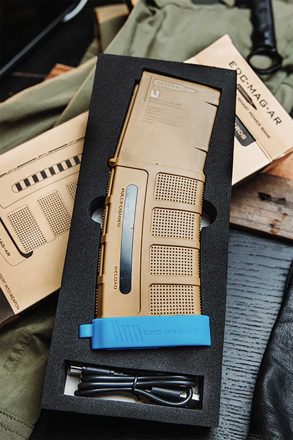 EDC-MAG-AR, Powerbank, coyote EDC-MAG-AR, Powerbank, coyote