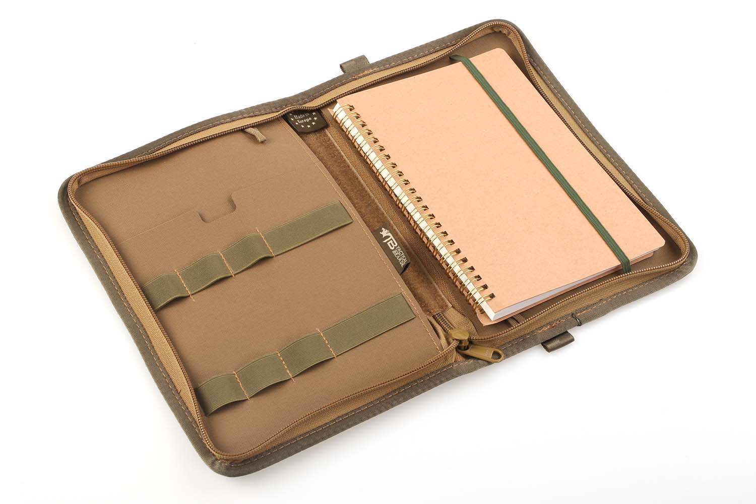 Notizbuchhülle DIN A 5, CORLODA® grau, inkl. Notizbuchhülle