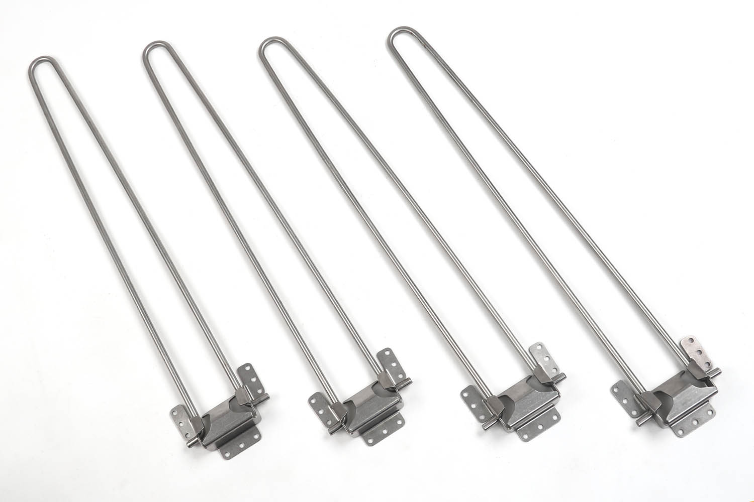 4er Set Klappfüße für Bambusdeckel für 90l Transformerbox