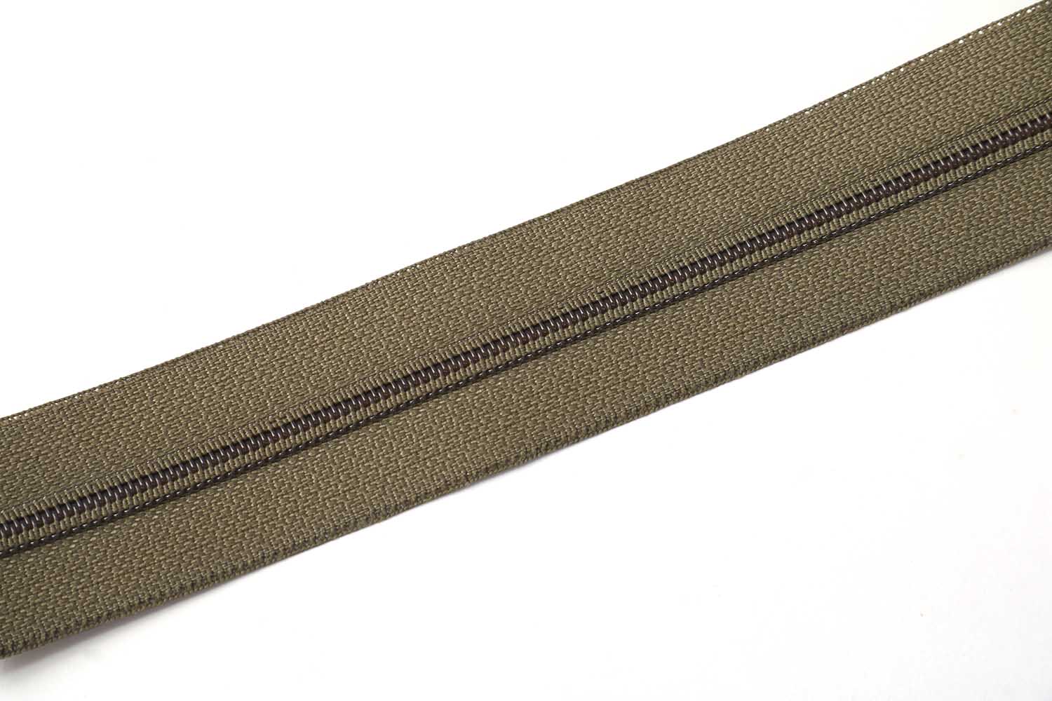 Rückseite, Reißverschluss, 5mm breit, coyote