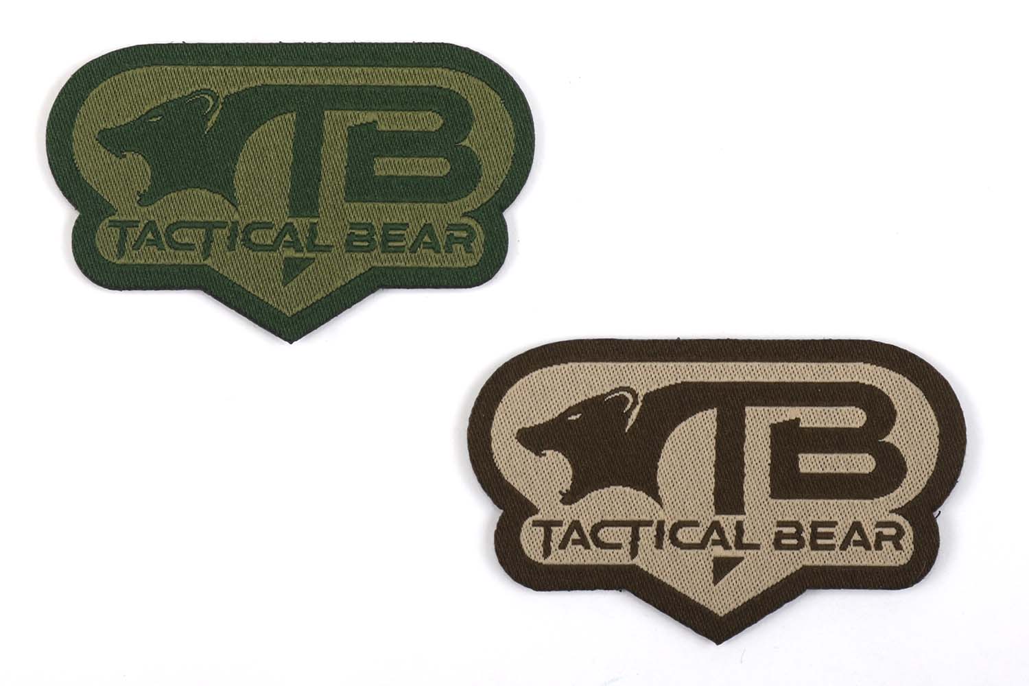 Morale Klettpatches, Tactical Bear, gewebt, coyote oder grün Morale Klettpatches, Tactical Bear, gewebt, coyote oder grün