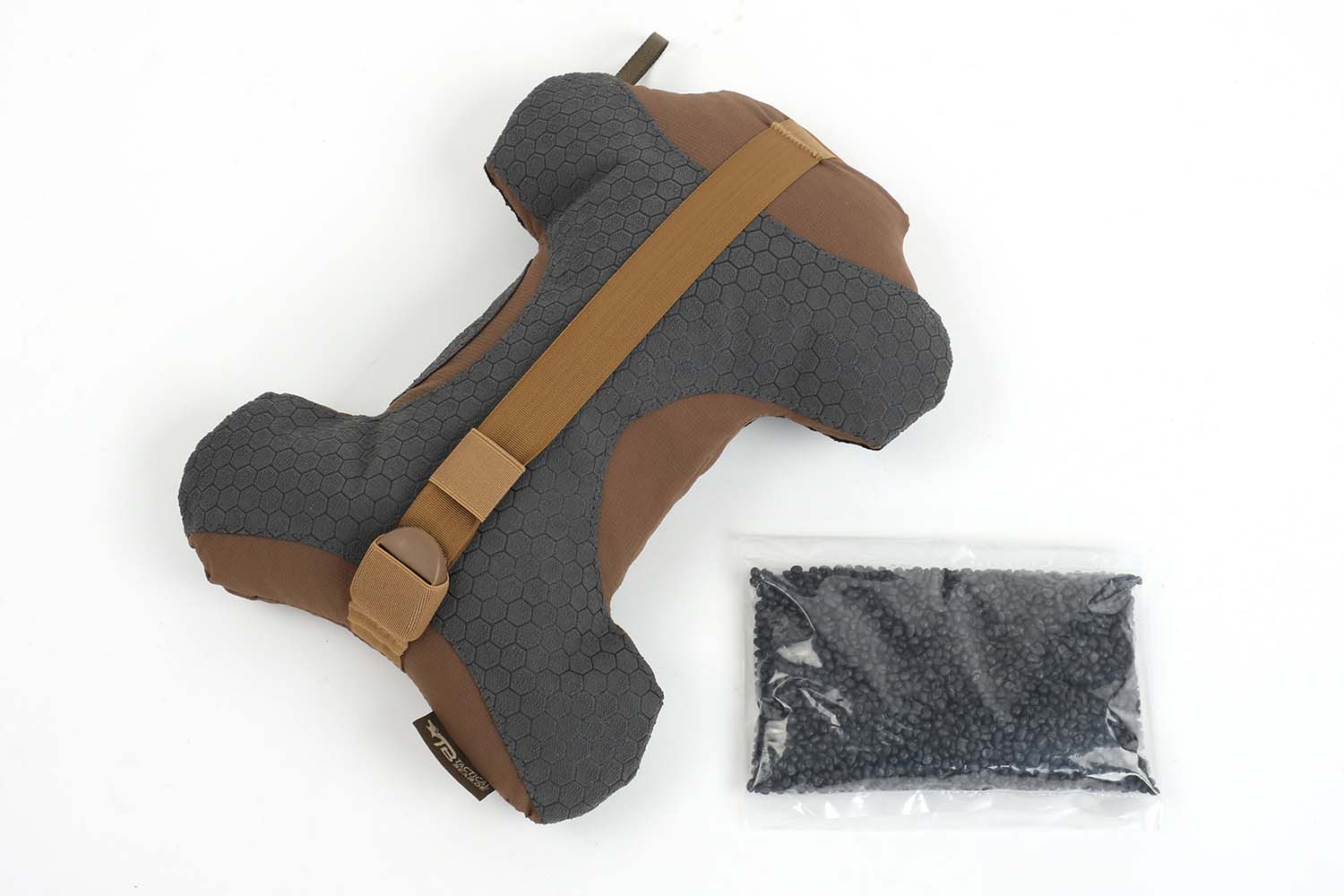Auflagekissen für Gewehr Größe M, Dead Mole Form, inkl. Kunststoffgranulat