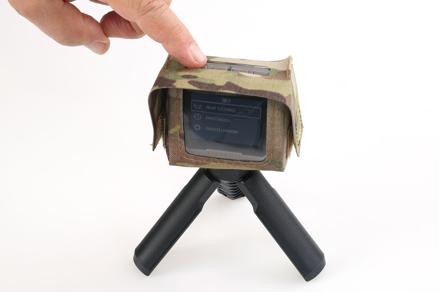 Nylonschutz mit Öffnung zum Bedienen, multicam