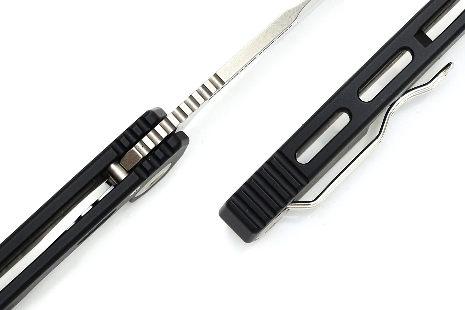 Zweihandmesser mit 9,5cm langer Klinge, schwarz