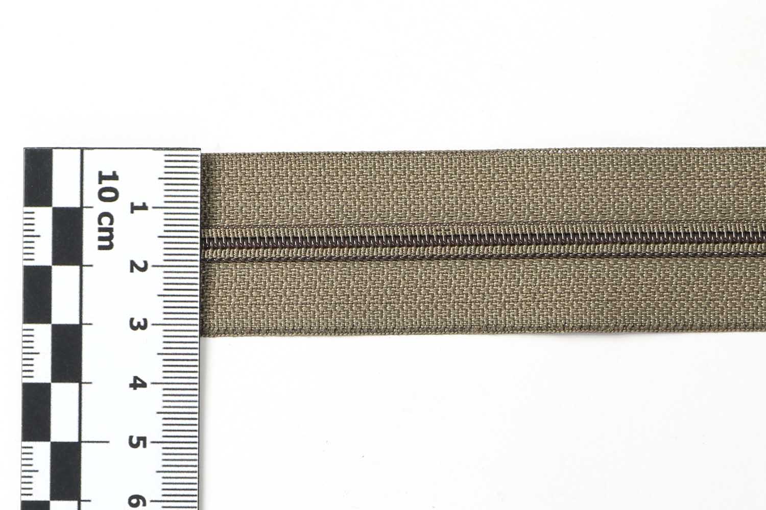 Rückseite, Reißverschluss, 5mm breit, coyote