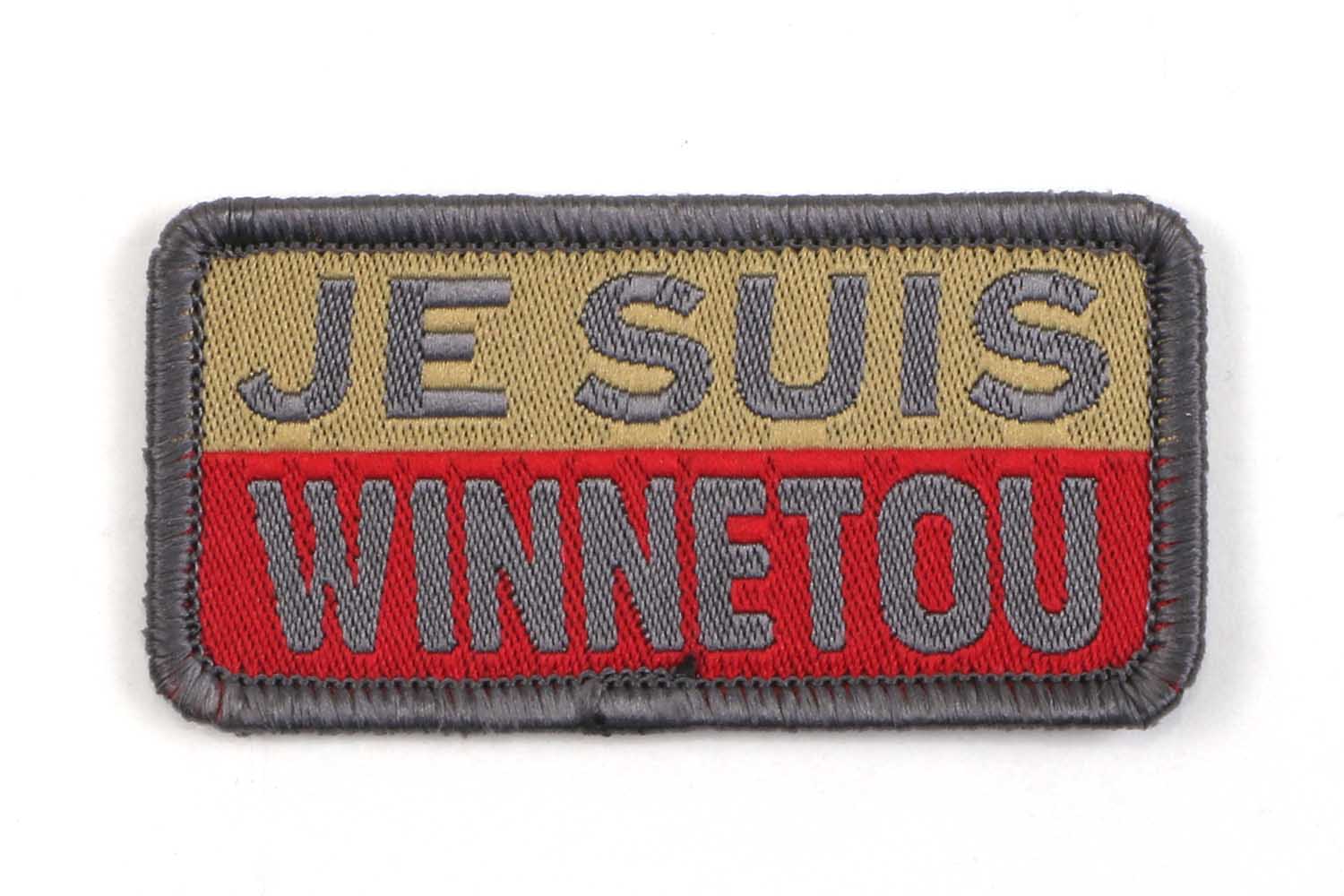 Morale Patch - Je Suis Winnetou, gewebt Morale Patch - Je Suis Winnetou, gewebt